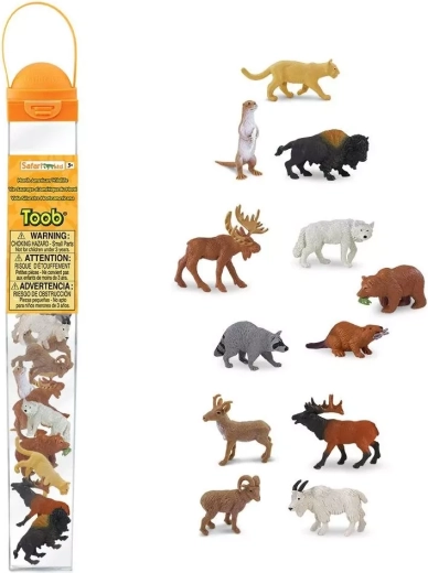 Safari Ltd. TOOBS tube Animaux d’Amérique du Nord