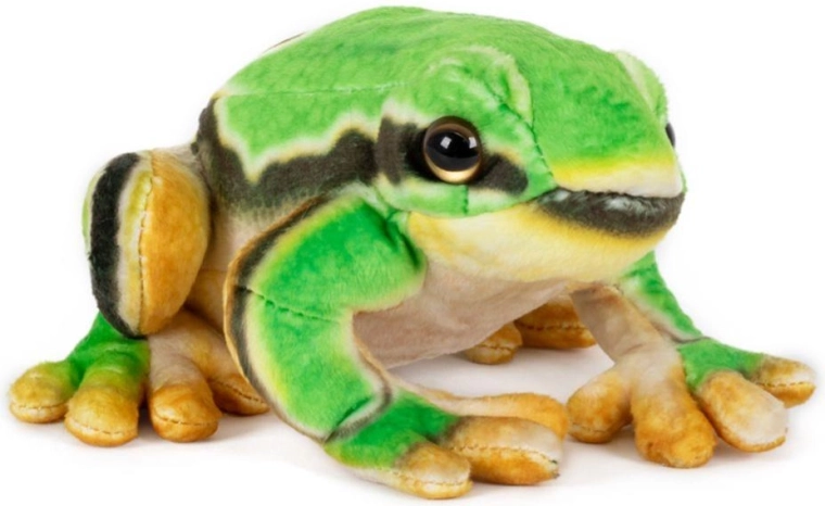 Grenouille en peluche 14 × 9 cm