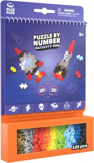 Plus-Plus Activity espace – jeu de construction créatif 2D/3D
