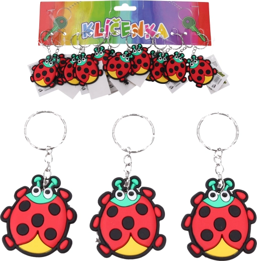 Porte-clés coccinelle