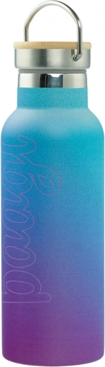 Bouteille isotherme avec bouchon en bambou BAAGL Dégradé bleu-violet 500 ml