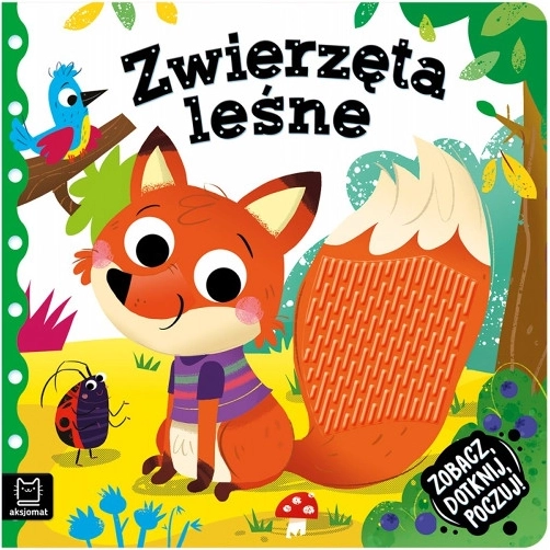 Livre tactile : Les animaux de la forêt