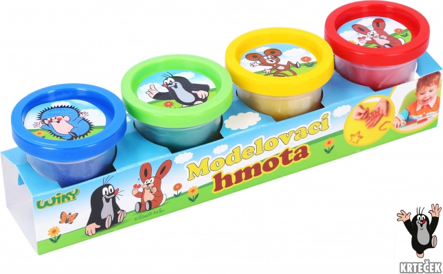 Pâte à modeler Doh Taupe 4x50 g