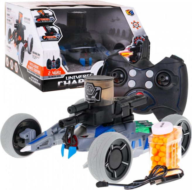 RC crawler avec tir pour enfants 5+ avec viseur laser et 150 munitions