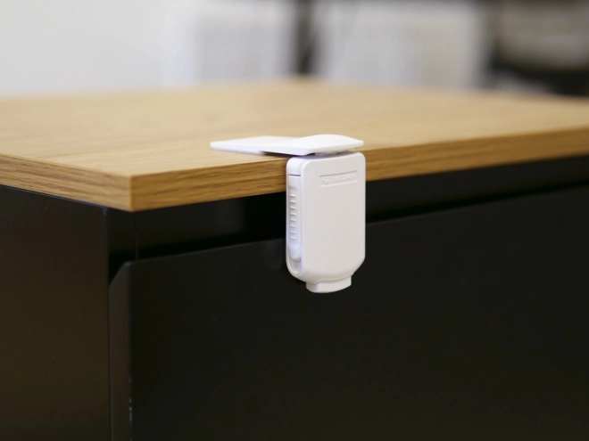 Verrou de sécurité blanc pour armoires et tiroirs