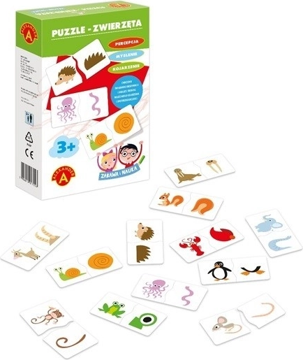 Puzzle Animaux, amusement et apprentissage