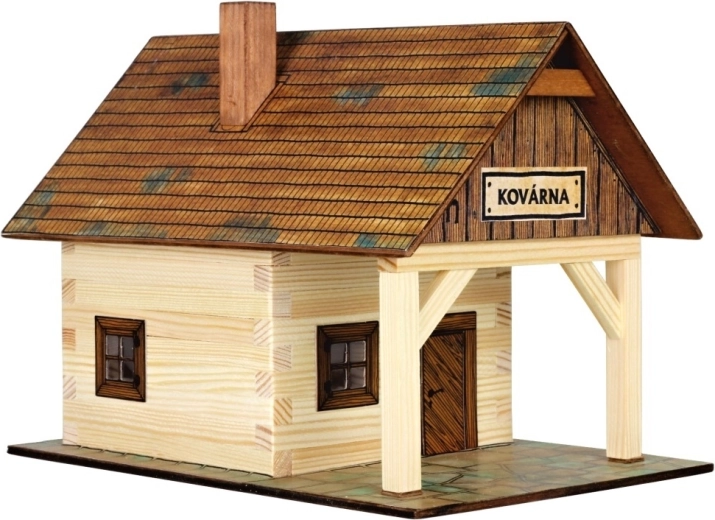 Maquette en bois à coller Forge