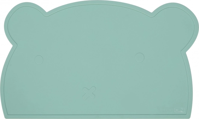 Tapis en silicone FreeON Ourson vert