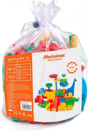 Jeu de construction MARIOINEX Wafle Mix 30 – set ZOO