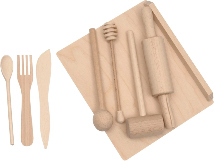 Set de cuisine en bois pour petits chefs Baby Mix