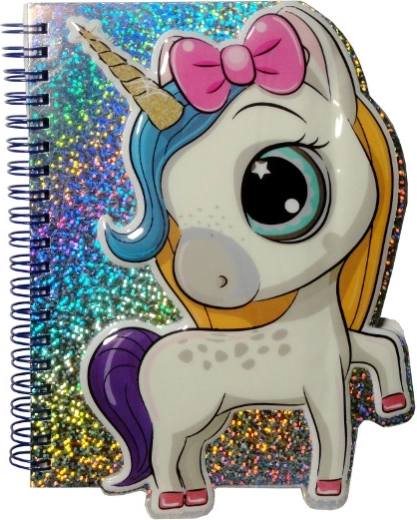 Journal holographique avec licorne