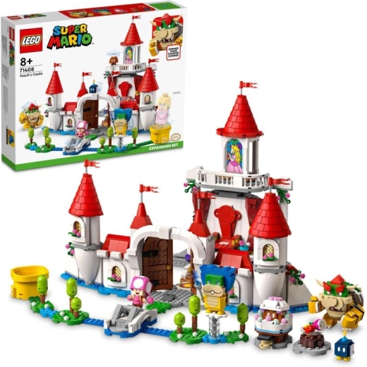 Lego super mario set d’extension – château de peach (71408)