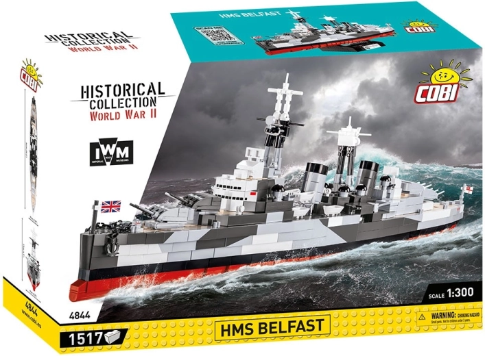 Cobi HMS Belfast (IWM) 1:300 kit de construction de navire de guerre