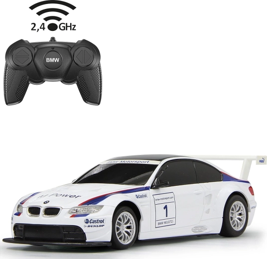 Voiture télécommandée BMW M3 Sport 1:24 blanche