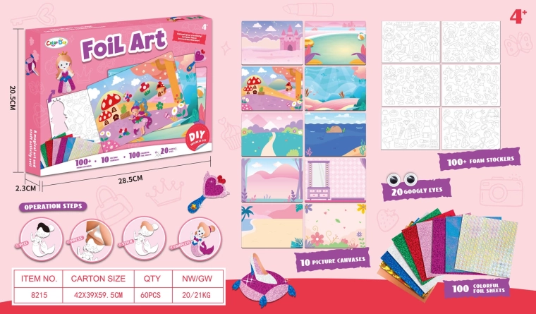 Kit créatif d’images à coller – princesses