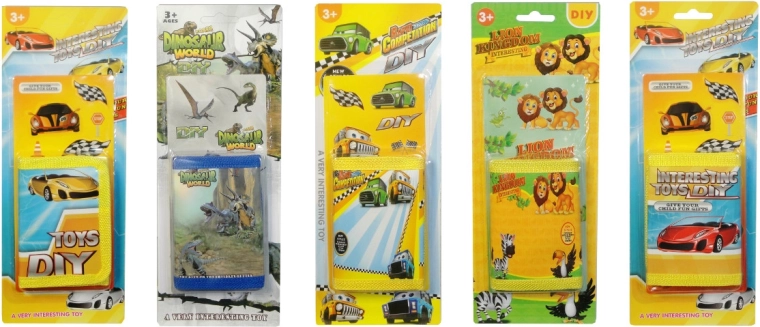 Portefeuille pour enfants avec autocollants décoratifs