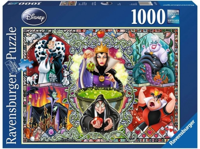 Puzzle Ravensburger Disney : Méchantes 1000 pièces