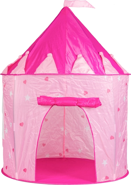 Tente pour enfants château de princesse avec porte roulante IPLAY