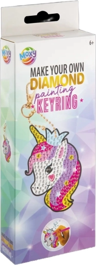 MOXY peinture diamant pendentif Licorne
