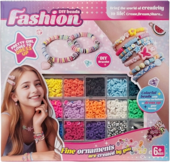 Kit créatif pour fabriquer des bracelets en perles