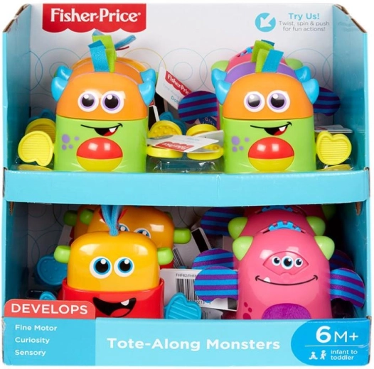Fisher-Price Monstres espiègles – assortiment de jouets d’activités