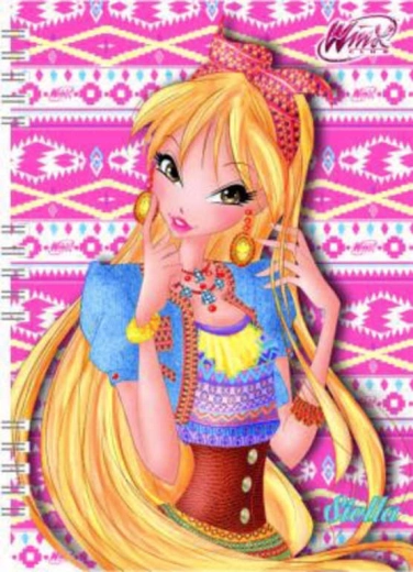 Carnet A5 WinX Club 120 pages à reliure spirale - 1 pièce