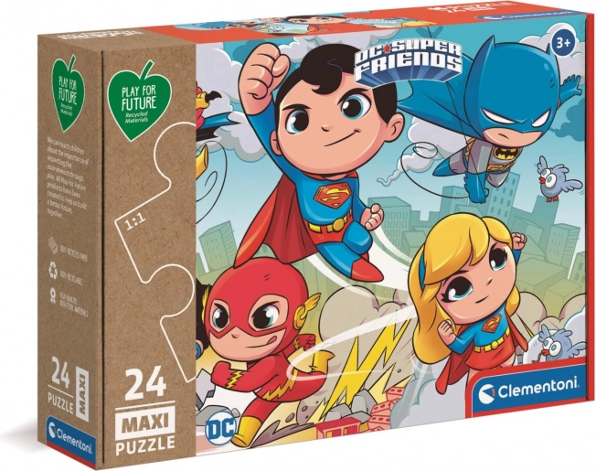 Clementoni puzzle DC Super Friends MAXI 24 pièces
