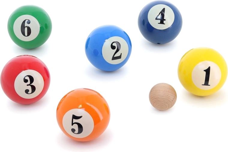 Jeu de pétanque en bois Vilac au style billard
