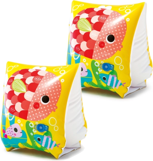 Brassards gonflables avec petits poissons 23 × 15 cm INTEX