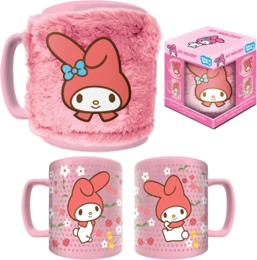 Mug en céramique Sanrio My Melody avec manchon textile