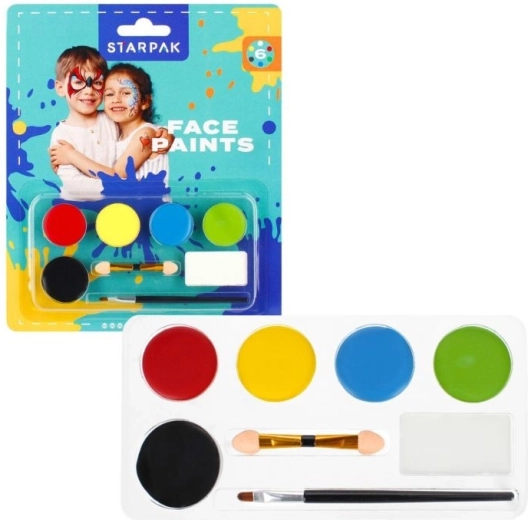Set de maquillage pour le visage 6 couleurs - 1 pièce