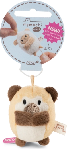 Porte-clés Nici MyMochi singe Manki 5 cm avec élastique