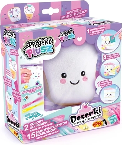 EPEE brioche en peluche avec aérographe manuel