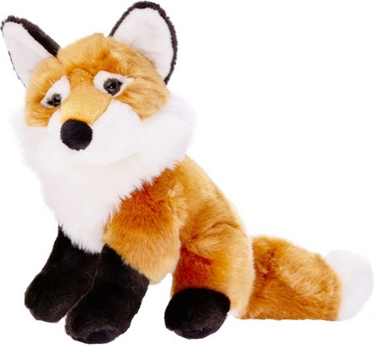 renard en peluche 23 cm beppe zoo