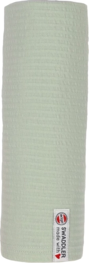 Lodger lange en tissu swaddler seersucker 120 × 120 cm