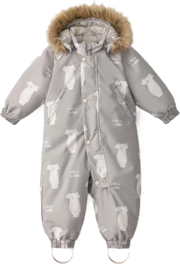 Combinaison d’hiver Leokid Hero Lino Brown, taille 104