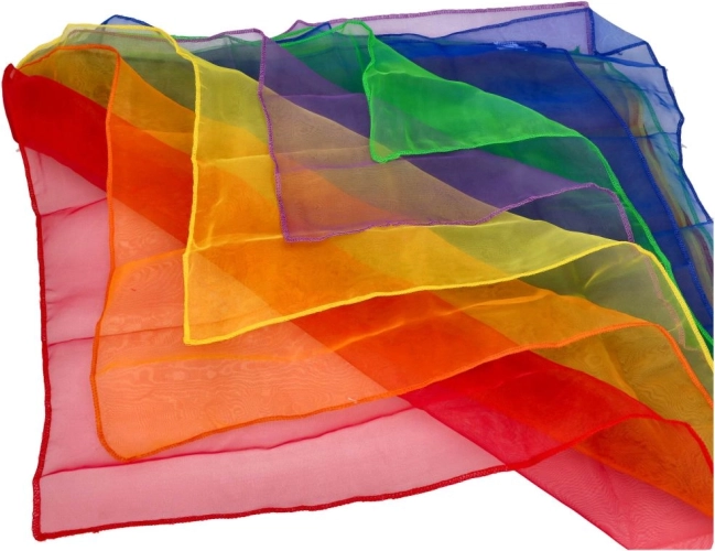 Ensemble de foulards de jonglage Goki 6 pièces
