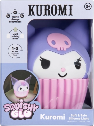 Veilleuse Kuromi SquishyGlo en silicone