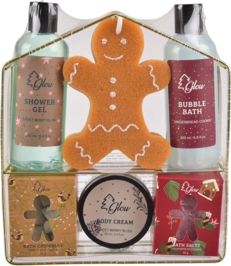 Coffret de bain Pain d’épices de Noël (6 pcs)