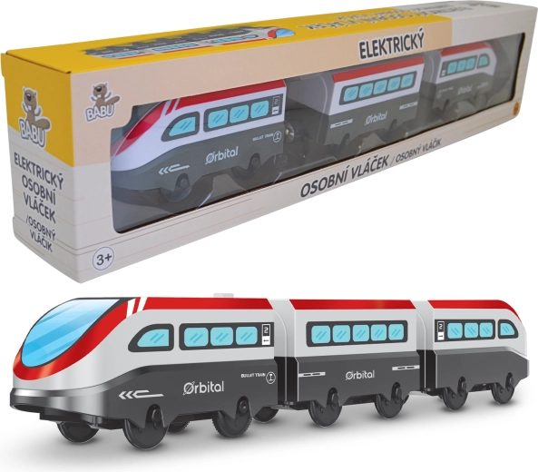 Babu train électrique de passagers – lot de 3 pièces