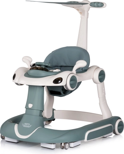 Trotteur interactif pour enfant Chipolino Happy Walker 5-en-1 vert