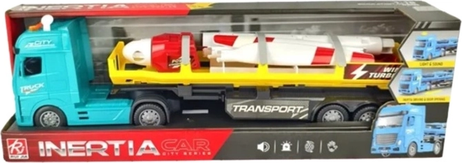 Camion de transport pour enfants – dépanneuse avec hélice/rotor, avec lumière et son