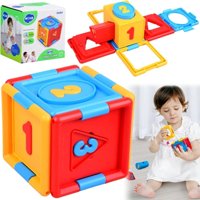 Cube éducatif pour enfants 2+