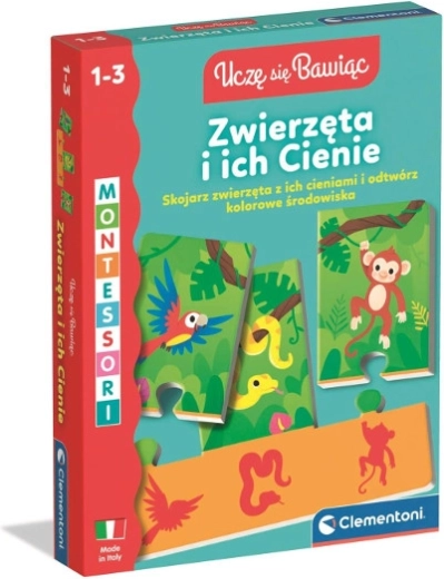 Animaux et leurs ombres CLEMENTONI – jeu éducatif pour tout-petits