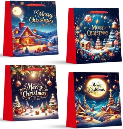 Sac cadeau de Noël M - 1 pièce