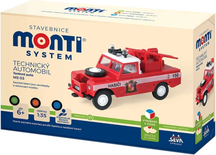 Maquette à construire Monti System 03 Land Rover Team 21