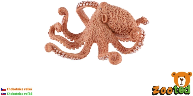 Figurine en plastique de poulpe géant de 11 cm