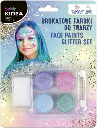 Derform set de peintures pailletées pour le visage