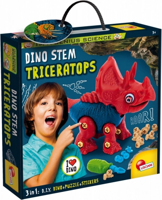 Kit de Construction I'm A Genius Dino Steam - Tricératops
