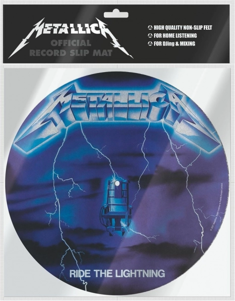 Tapis pour platine Metallica Ride the Lightning